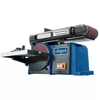 Lijadora Combinada SCHEPPACH BTS900 370W de Banda y Disco con Accesorios - Lijadora de Banco para Carpintería