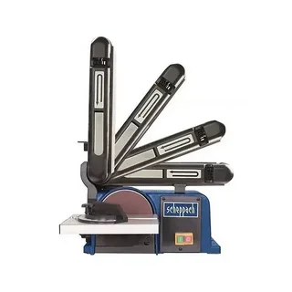 Lijadora Combinada SCHEPPACH BTS900 370W de Banda y Disco con Accesorios - Lijadora de Banco para Carpintería