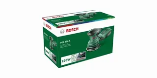 Ponceuse excentrique Bosch PEX 220 A 220W pour finition bois et plâtre