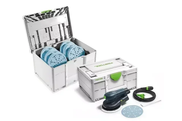 Ponceuse excentrique FESTOOL ETS EC 150/5 EQ-SYS GR 578272 avec systainer abrasifs