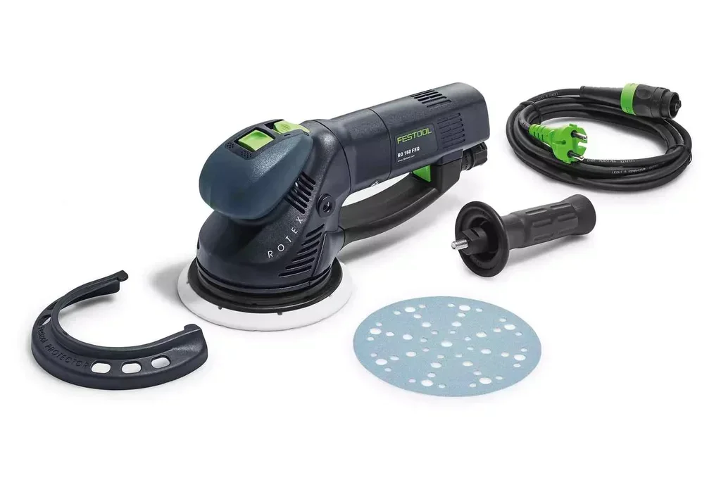 Lijadora excéntrica FESTOOL ROTEX RO 150 FEQ 150 mm 3 en 1 desbaste acabado pulido herramienta eléctrica