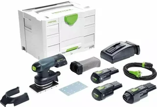 Ponceuse vibrante hybride Festool RTSC 400 18V - 2 batteries 3.0Ah + Systainer