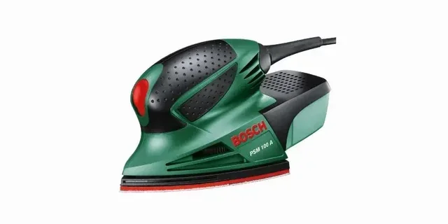 Ponceuse vibrante Bosch PSM 100 A 100W polyvalente pour surfaces planes et angles