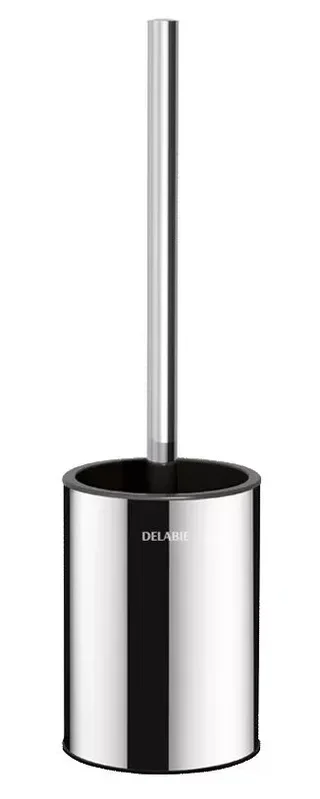 Portaescobillas WC mural DELABIE acero inoxidable pulido antirrobo 4048P