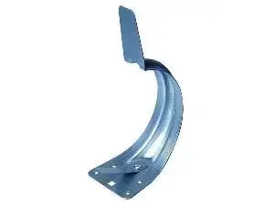 Half-round pre-galvanized gutter bracket Vadot 33 VR1 Quartz Ash Hard