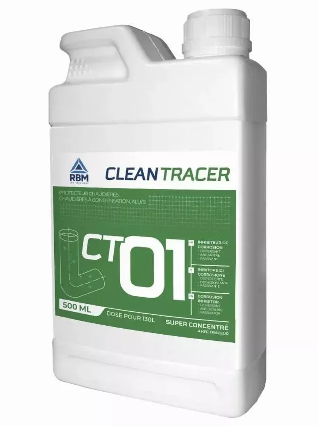 Inhibidor de corrosión para calderas CT01 RBM - Antical 130L con trazador de dosificación