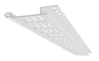 Profilé ventilation PVC 2m NICOLL PVSF2B blanc pose clouage UV