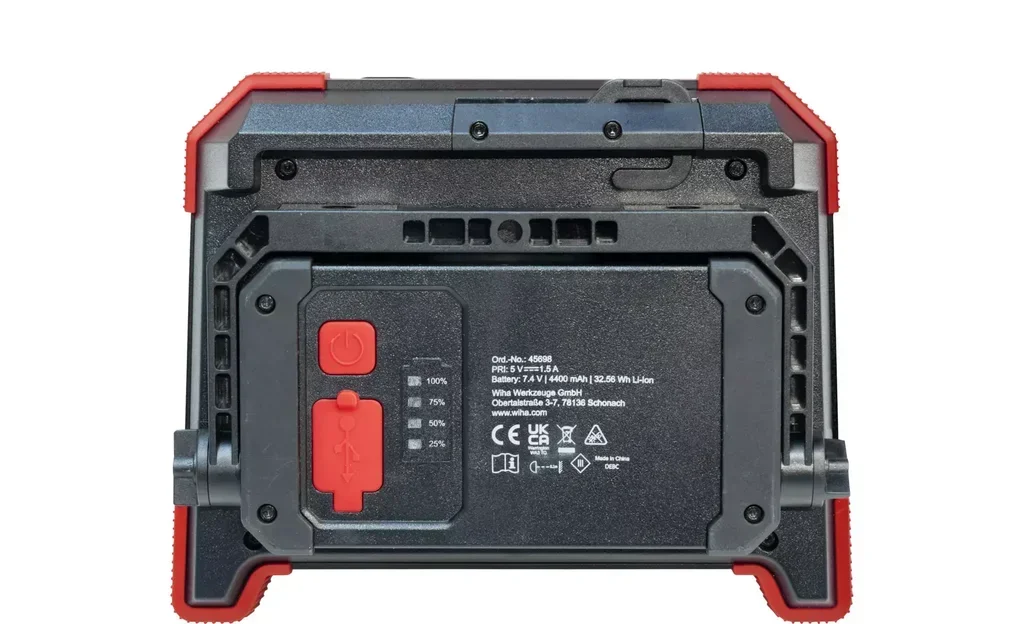 Proiettore LED Wiha 30W 3000 Lumen Senza Fili Cantiere IP54 IK07