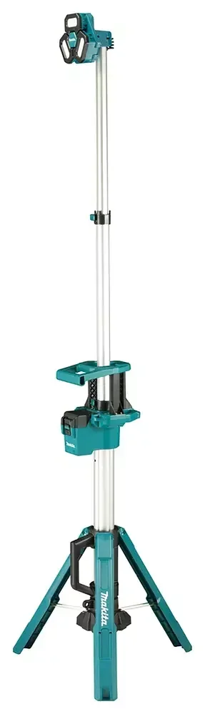 MAKITA DML814 Proiettore Cantiere Treppiede Telescopico 3000 Lumen LXT IP55 Faro Lavoro
