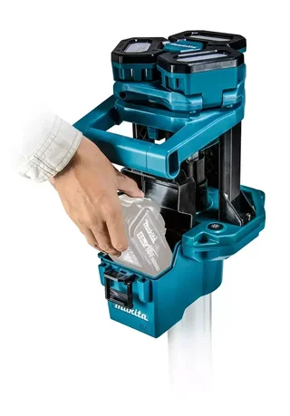 MAKITA DML814 Proiettore Cantiere Treppiede Telescopico 3000 Lumen LXT IP55 Faro Lavoro