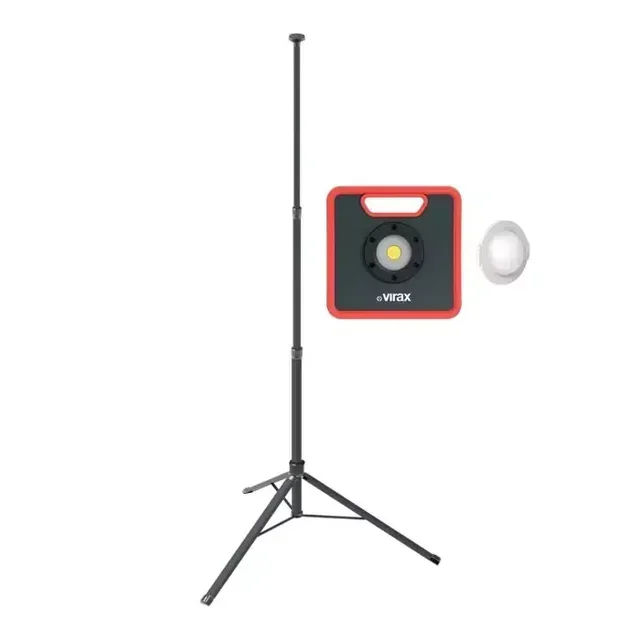 Projecteur LED XXL VIRAX étanche 4000 lumens sur trépied 2m - 262824