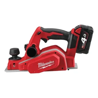 Cepillo Eléctrico Milwaukee M18 BP-402C 18V Inalámbrico 82mm con 2 Baterías 4.0Ah