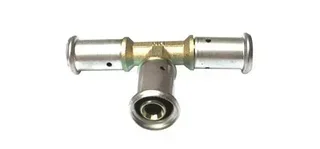 Raccord multicouche laiton 20x16x20 mm HENCO 10P-201620