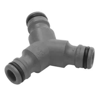 GARDENA Conector en Y 2934-20 - Derivación 3 vías para mangueras de riego 19mm y 13mm