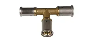 Raccord multicouche T-2X réduit 26x20x20 mm laiton HENCO