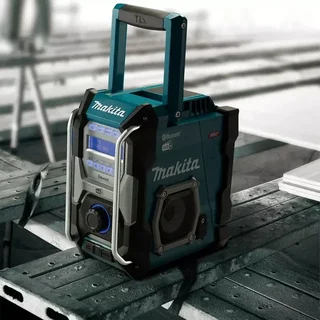Radio da cantiere Makita MR004G DAB FM IP65 resistente polvere e acqua compatibile batterie CXT LXT XGT