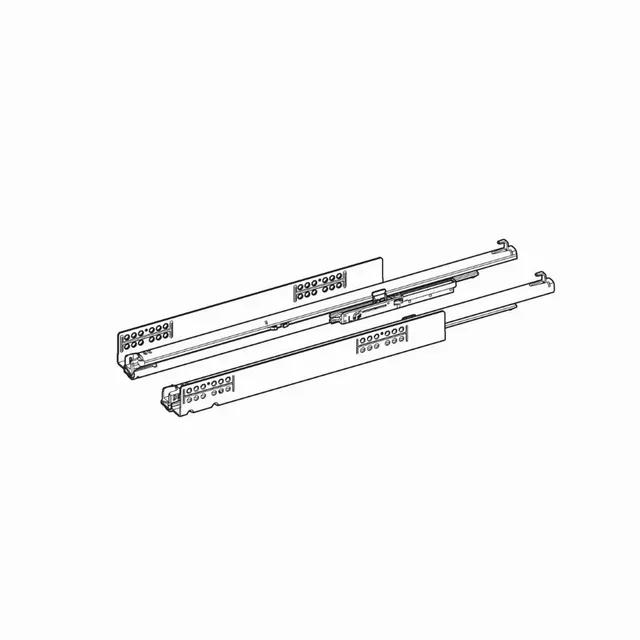 Coulisse HETTICH Quadro You V6 Silent System 30kg - Extension Totale