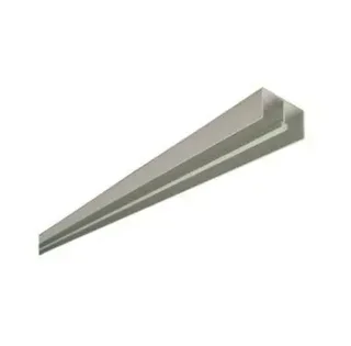 Rail supérieur aluminium 1150 mm VACHETTE vitrine coulissante 5m
