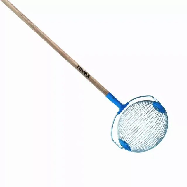 REVEX 550102 Manual Nut Gatherer with Wooden Handle 210mm Garden Tool