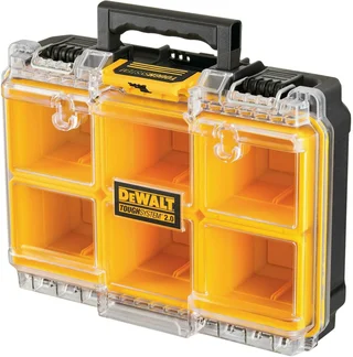 Organizador modular DEWALT ToughSystem 2.0 - 6 compartimentos extraíbles - medio ancho