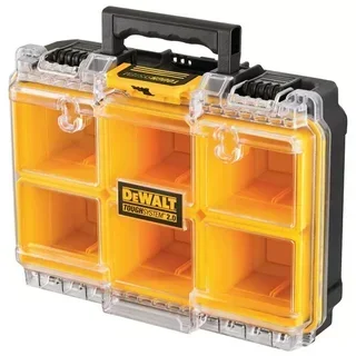 Organizador modular DEWALT ToughSystem 2.0 - 6 compartimentos extraíbles - medio ancho