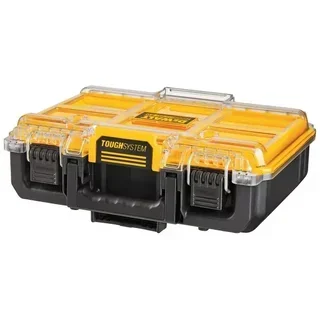 Organizador modular DEWALT ToughSystem 2.0 - 6 compartimentos extraíbles - medio ancho
