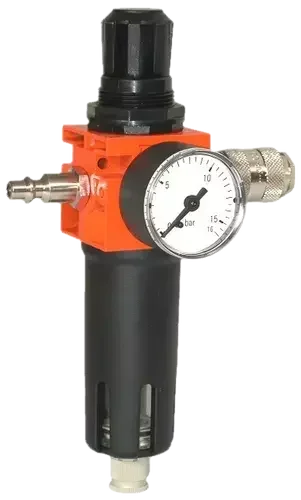 Régulateur pression 1/4" LACME 473100 filtre 20 microns 0-12 bar raccords rapides