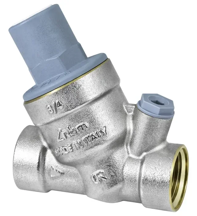 Rinox Plus 1/2" Druckminderer mit integriertem RBM-Filter - CR-Messing, 0,8-7 bar, 800μm