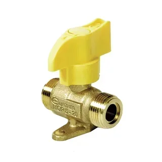 Robinet sécurité gaz RG8 NF GURTNER 1/4 tour M20x150 - Réf. 14750.K