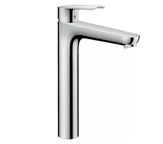 Hansgrohe Logis E Chrome Bathroom Faucet with Pop-Up Drain 185mm