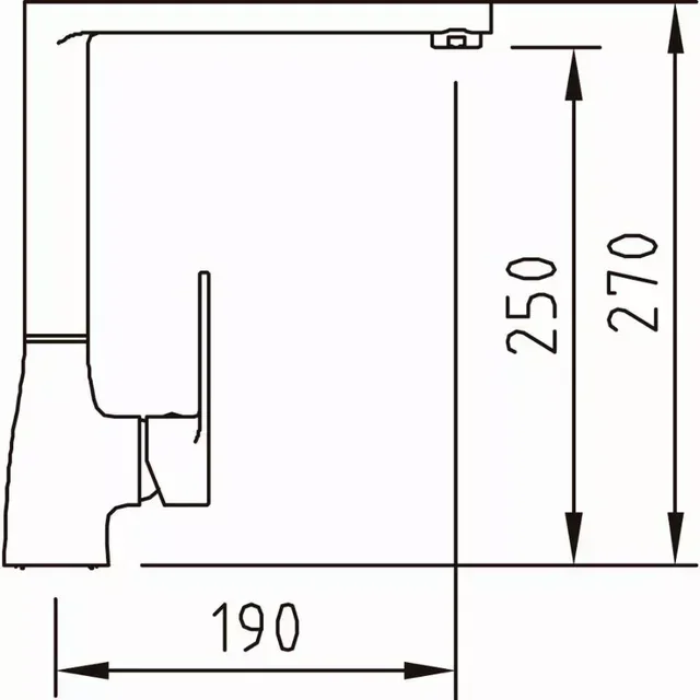 Artic Xtreme EC3 Küchenarmatur CLEVER Einhebelmischer skandinavisches Design schwenkbarer Auslauf Wassersparend