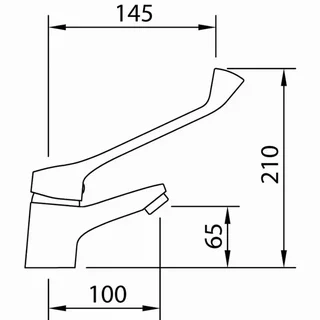 S12 Urban CLEVER Medizinischer Waschtischarmatur 60 mm - Ref. 99214