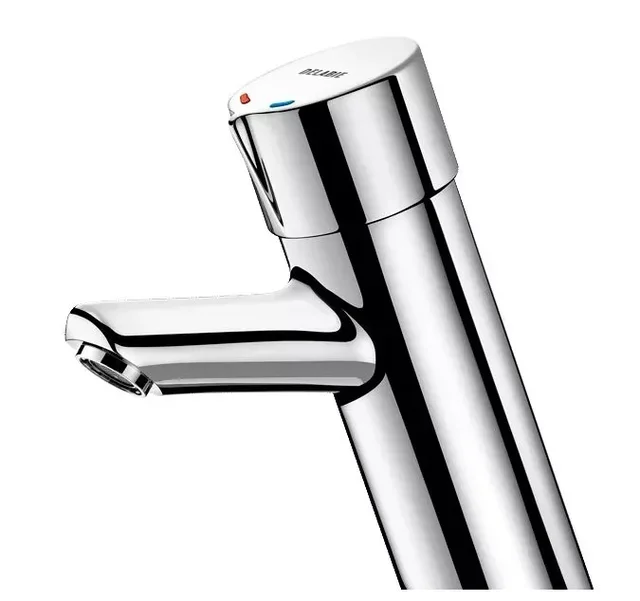 Timed mixer tap Tempomix DELABIE F3/8 with shut-off valve - Ref. 795000