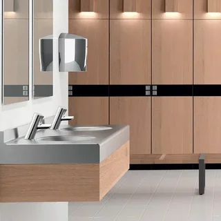 Timed mixer tap Tempomix DELABIE F3/8 with shut-off valve - Ref. 795000