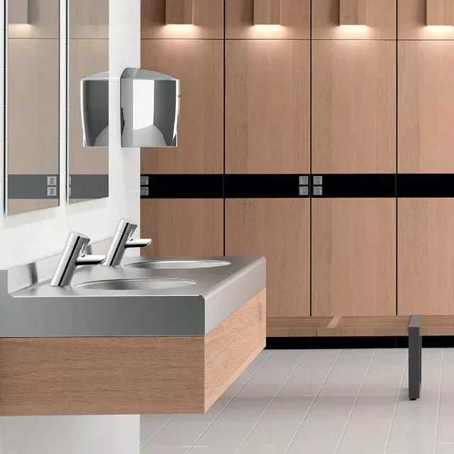 Timed mixer tap Tempomix DELABIE F3/8 with shut-off valve - Ref. 795000