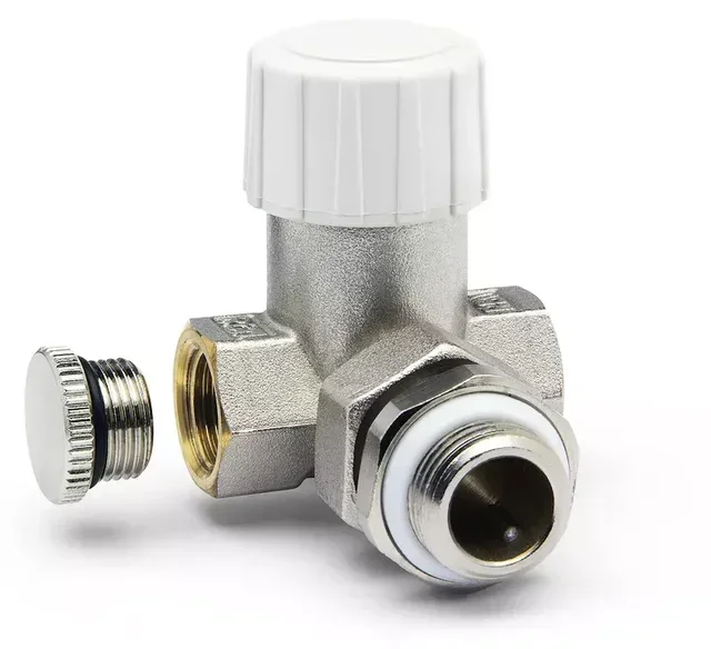 Grifo termostático de 3 vías RBM 3950400 latón niquelado G1/2"