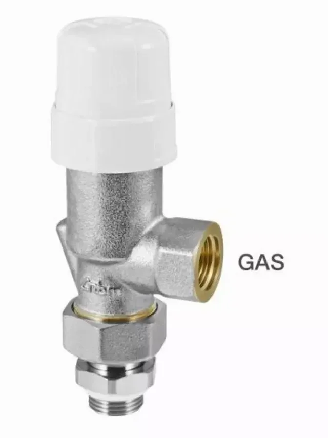 RBM 1790 Umkehr-Thermostatventil vernickeltes Messing Heizkörper