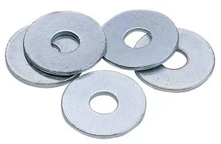 Rondelle plate large acier zingué Viswood LU NF25513