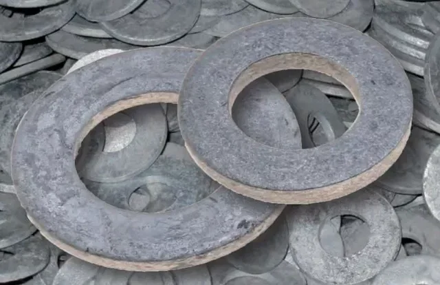 Rondelles plates galvanisées Ø40 mm boîte 100 pièces L16