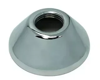 Rosace conique Ø60 laiton chromé radiateur NOYON 15x21