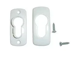 Cylinder rose window clip-on FAPIM 2100C Grey 9006 aluminum