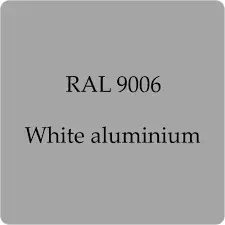 Cylinder rose window clip-on FAPIM 2100C Grey 9006 aluminum