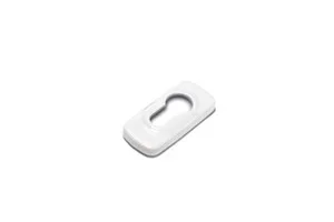 Anti-theft Euro cylinder escutcheon FAPIM 2100B white aluminum security door lock plate