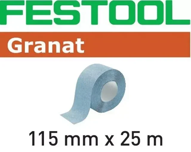 Rotolo Abrasivo FESTOOL 115mm Grana 2011 - 25m Levigatura Legno Vernice