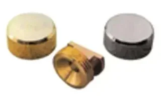 Roulette guidage laiton Ø20mm patte glace ronde QDRC PGPL20S03