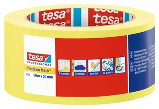 Ruban masquage jaune haute précision TESA 04334 multi-surfaces