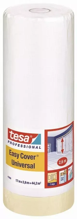 Ruban adhésif masquage EasyCover TESA 04368 protection surfaces peinture