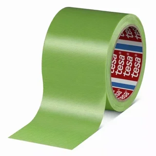 Ruban adhésif toile TESA 4621 vert 25m x 50mm multi-usage extérieur plâtrage