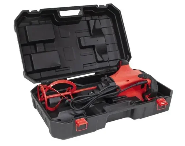 Mezclador RUBIMIX-9 Supertorque 1800W 28 Nm con Maletín - Batidora Profesional de Adhesivo para Azulejos y Mortero