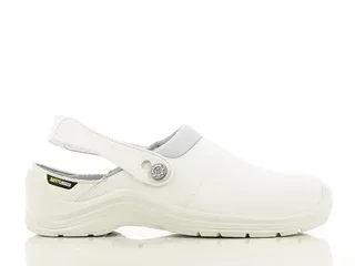 Sabot cuisine professionnel CORTINA Cortado cuir blanc antidérapant SB Horeca